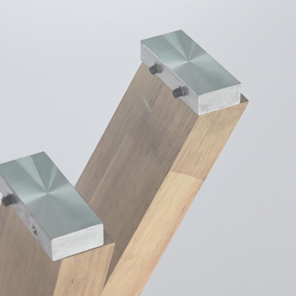 Mesa de Centro Vidro & Nogueira | 130×70×42 cm | PRISMA - Gato Preto