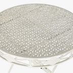 Mesa de Metal de Exterior Ø70x73 cm | Romantic Garden - Gato Preto