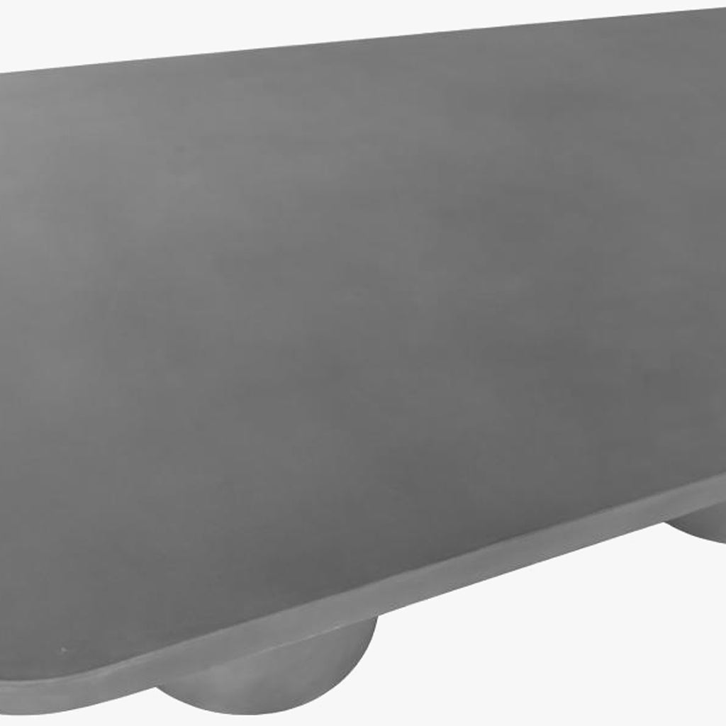 Mesa de Refeição Cimento 200x100x74 - Gato Preto