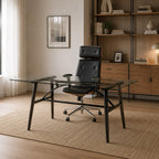 Mesa de Refeição de Vidro VICHY - Gato Preto