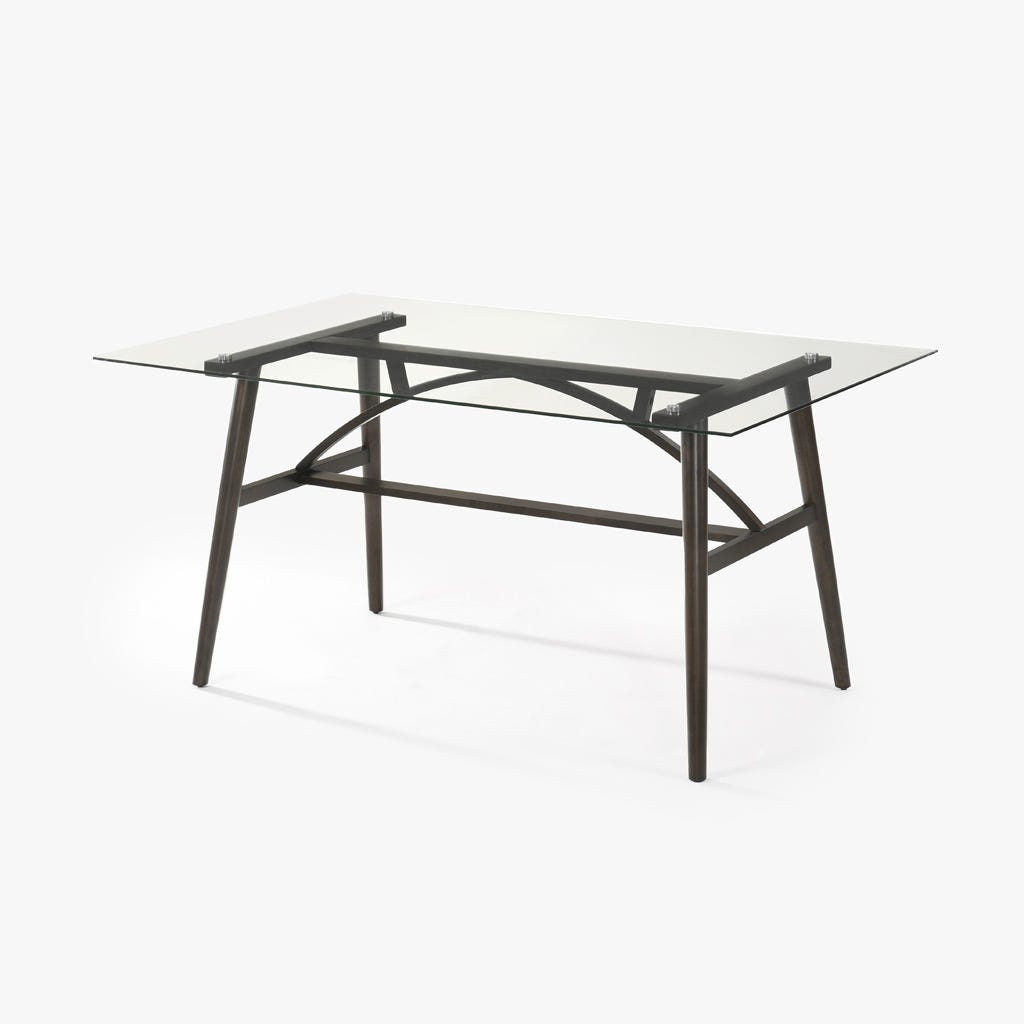 Mesa de Refeição de Vidro VICHY - Gato Preto