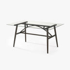 Mesa de Refeição de Vidro VICHY - Gato Preto