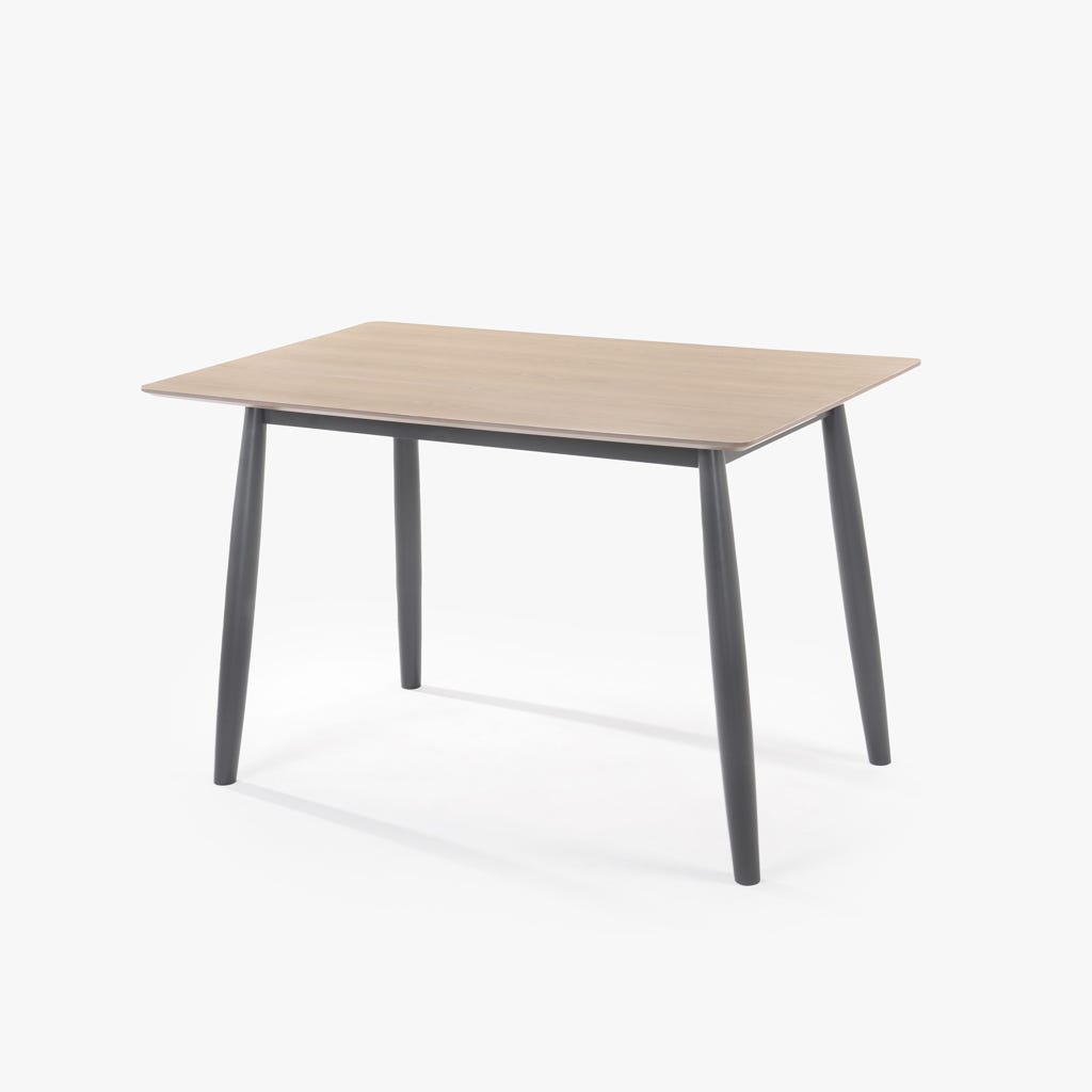 Mesa de Refeição Natural e Preto GOMBAK - Gato Preto