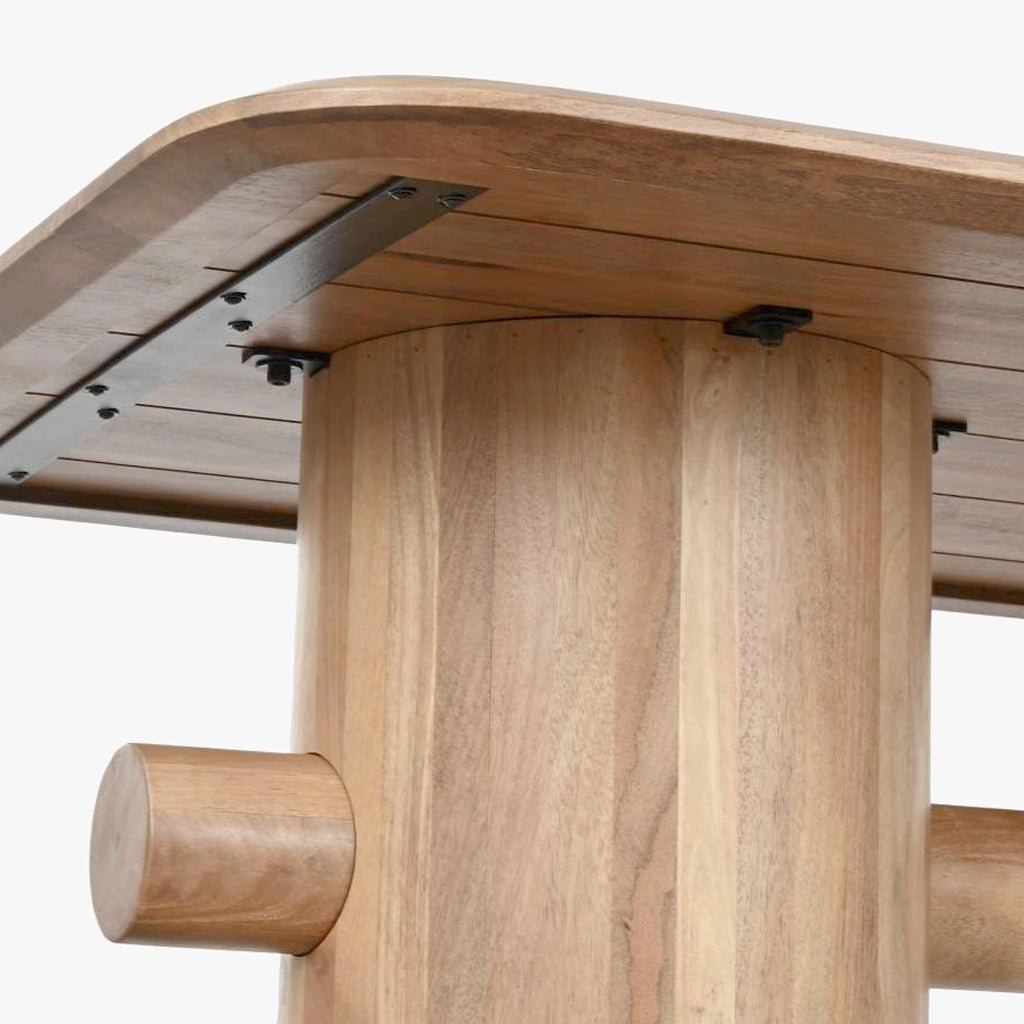 Mesa de Refeição Natural TALHA - Gato Preto