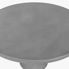 Mesa de Refeição Redonda Cimento Ø130x75 - Gato Preto