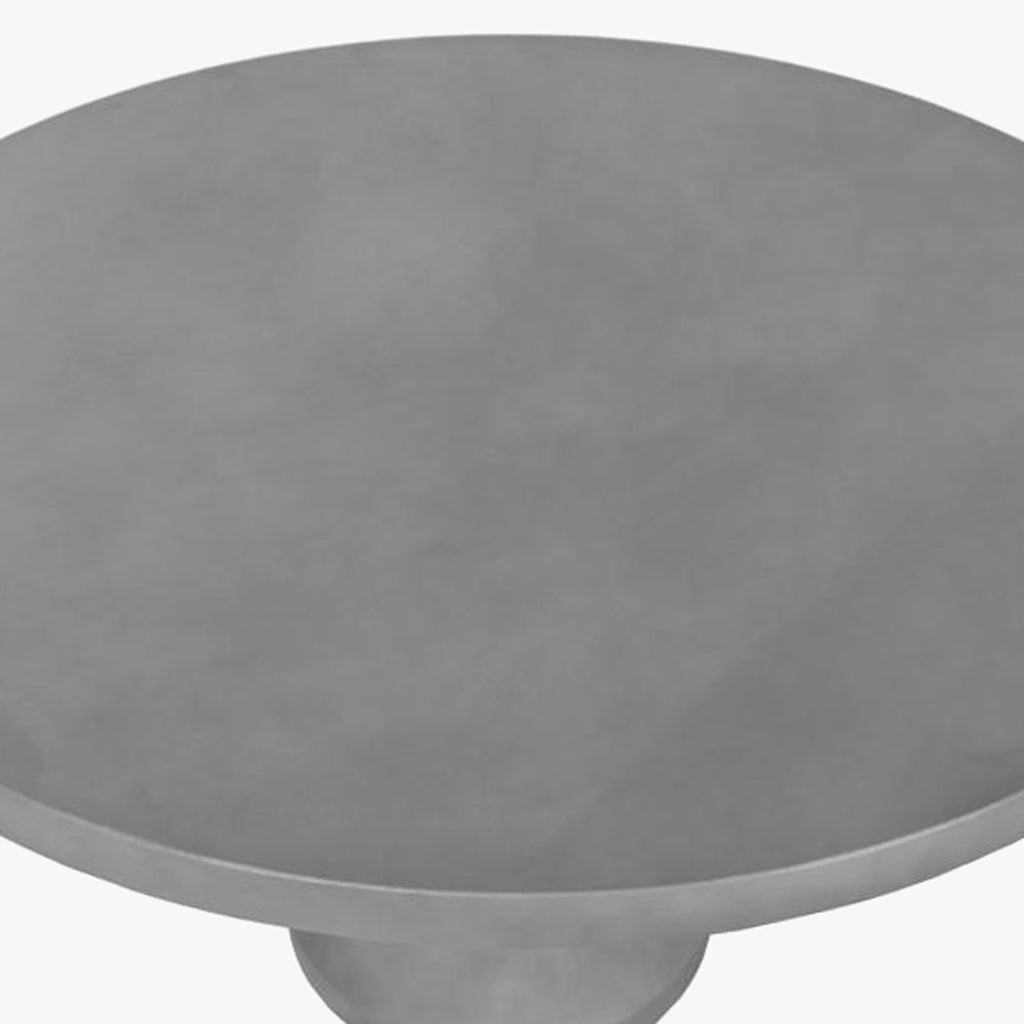 Mesa de Refeição Redonda Cimento Ø130x75 - Gato Preto