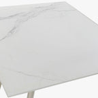 Mesa Jantar Tampo em Vidro Extensível | 140–180x80x76 cm | PRISMA - Gato Preto