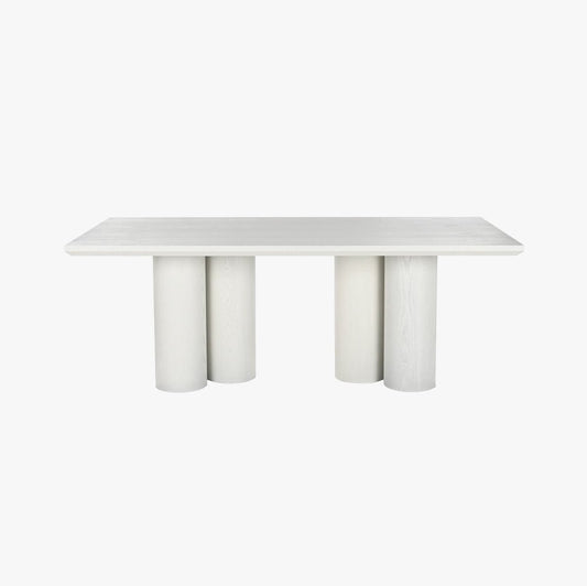 Mesa Madeira Branca 200cm ENLACE - Gato Preto