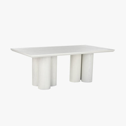 Mesa Madeira Branca 200cm ENLACE - Gato Preto