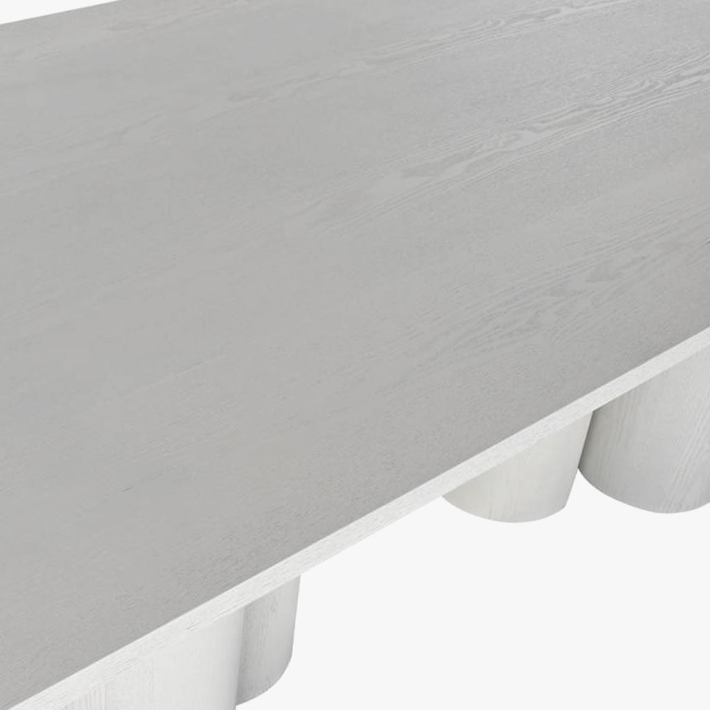 Mesa Madeira Branca 200cm ENLACE - Gato Preto