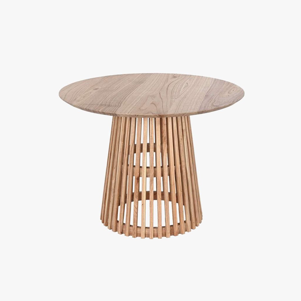 Mesa Redonda Madeira 100cm ENLACE - Gato Preto