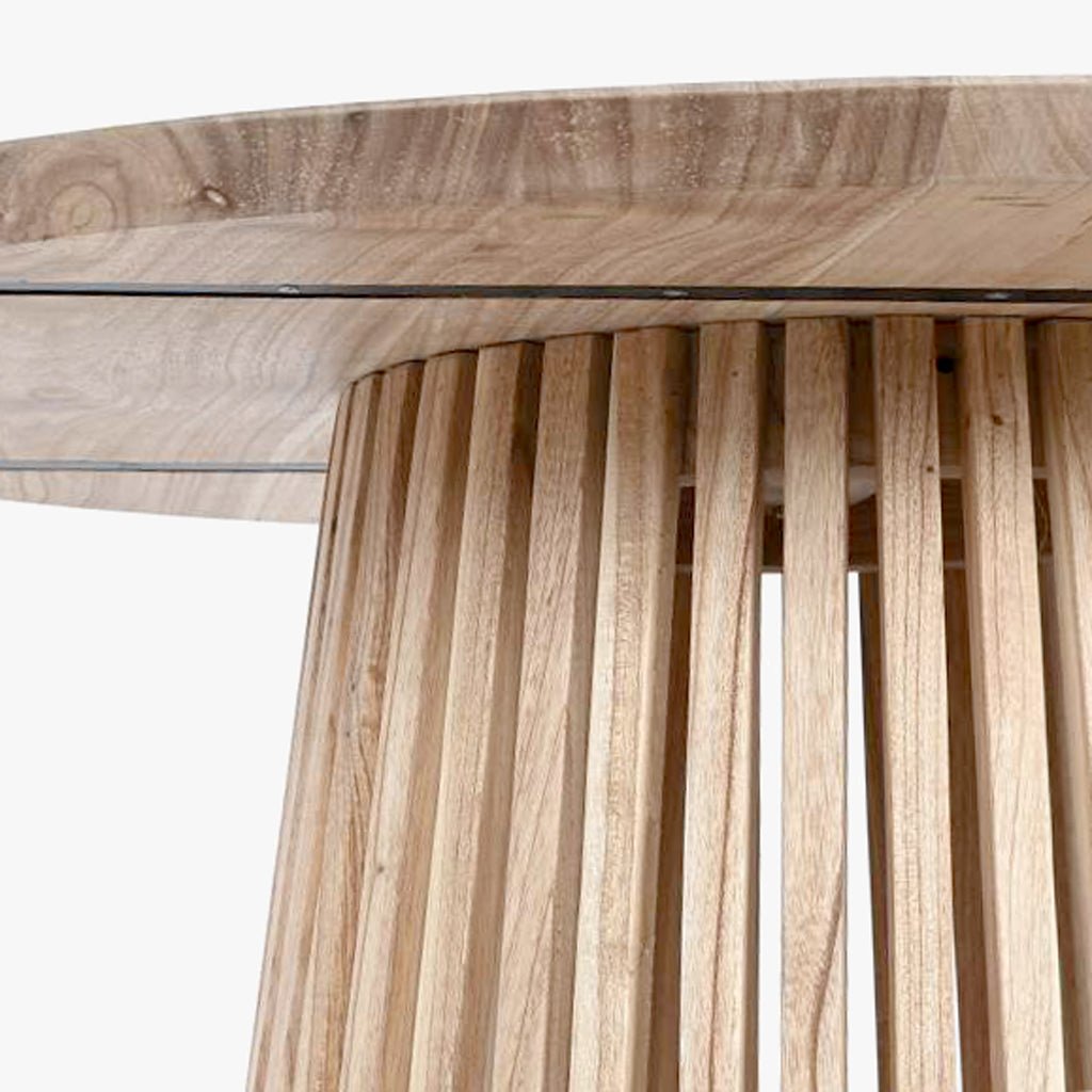 Mesa Redonda Madeira 100cm ENLACE - Gato Preto