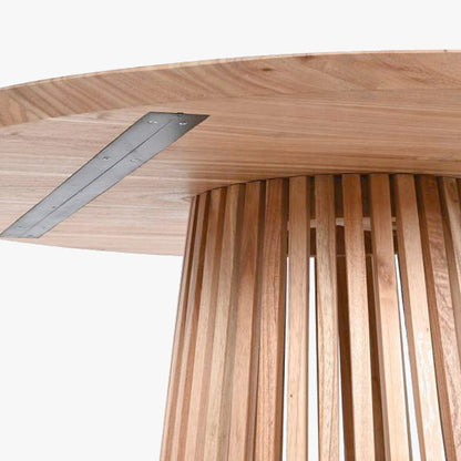 Mesa Redonda Madeira 120cm ENLACE - Gato Preto