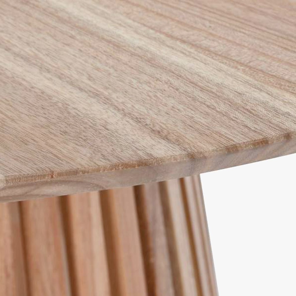 Mesa Redonda Madeira 120cm ENLACE - Gato Preto