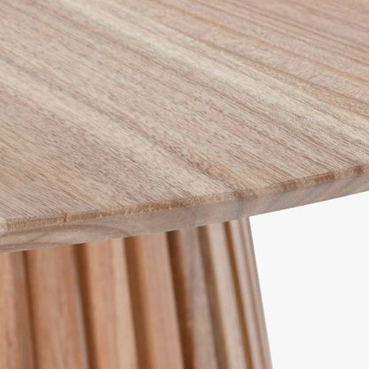 Mesa Redonda Madeira 120cm ENLACE - Gato Preto