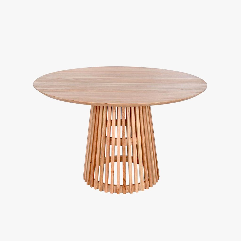 Mesa Redonda Madeira 120cm ENLACE - Gato Preto