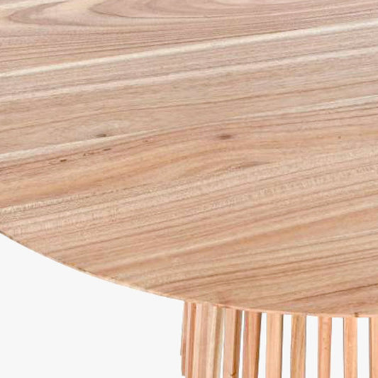 Mesa Redonda Madeira 120cm ENLACE - Gato Preto