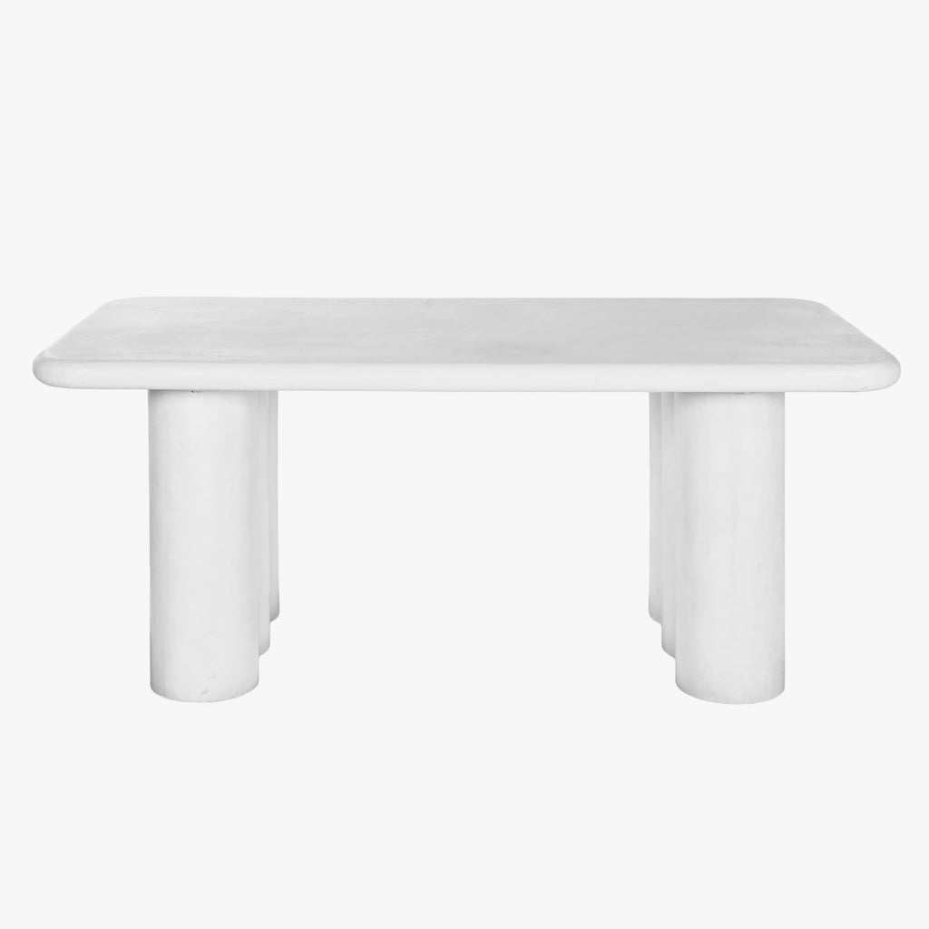 Mesa Refeição Branca ZENA - Gato Preto