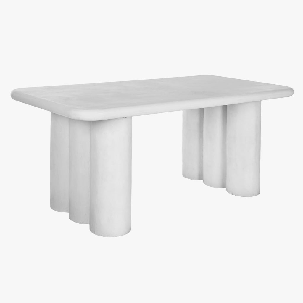 Mesa Refeição Branca ZENA - Gato Preto