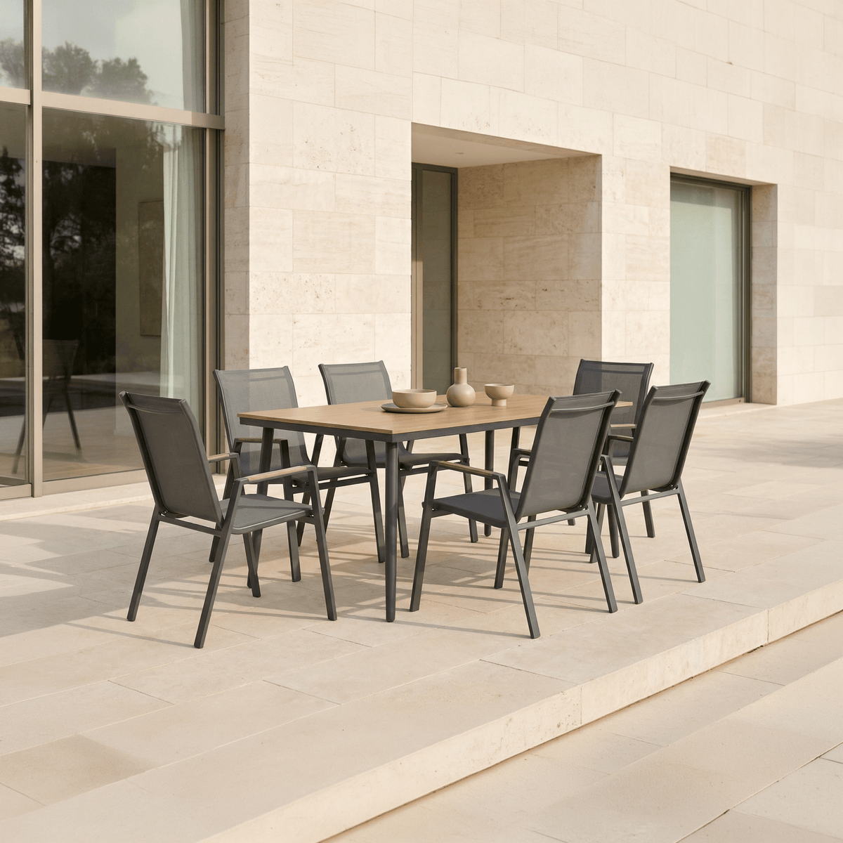 Mesa+6cadeiras150x90x73 - Gato Preto