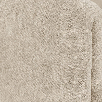 Módulo de sofá braço direito bege COTILLARD - Gato Preto