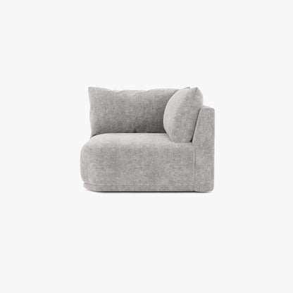 Módulo de sofá canto cinza COTILLARD - Gato Preto