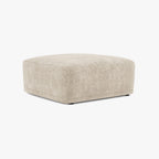 Módulo de sofá pouf bege COTILLARD - Gato Preto