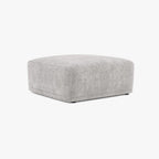Módulo de sofá pouf cinza COTILLARD - Gato Preto