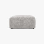 Módulo de sofá pouf cinza COTILLARD - Gato Preto