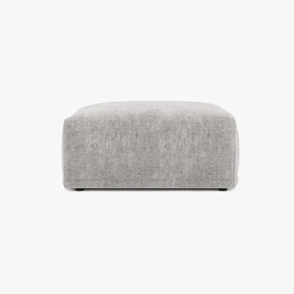 Módulo de sofá pouf cinza COTILLARD - Gato Preto