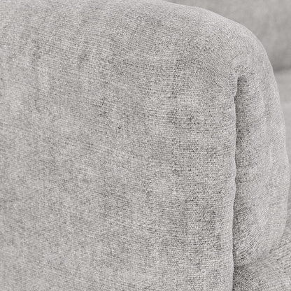 Módulo de sofá pouf cinza COTILLARD - Gato Preto