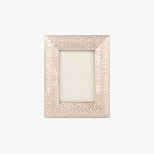 Moldura Malha Prata 13x18 LA ROCHELLE - Gato Preto