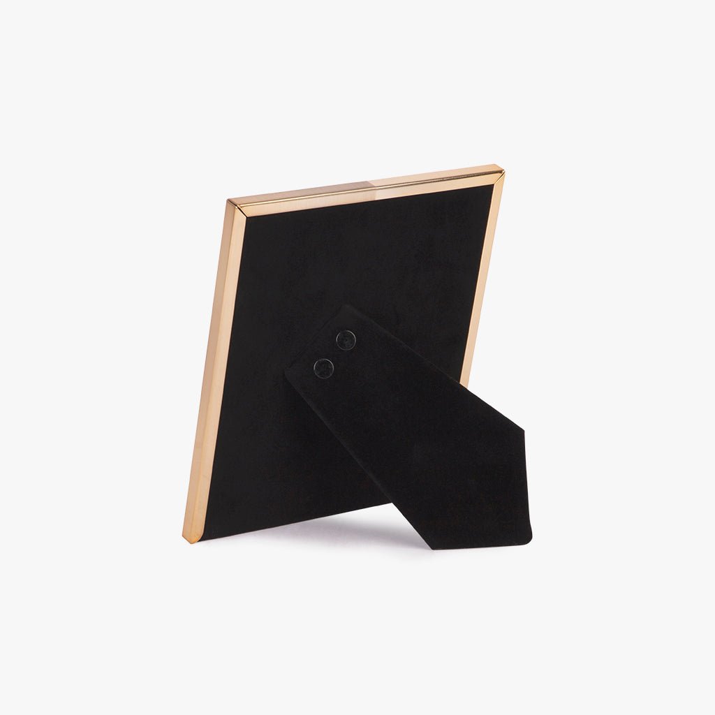 Moldura Tons Dourado 10x15 SHINY & BRUSHED - Gato Preto