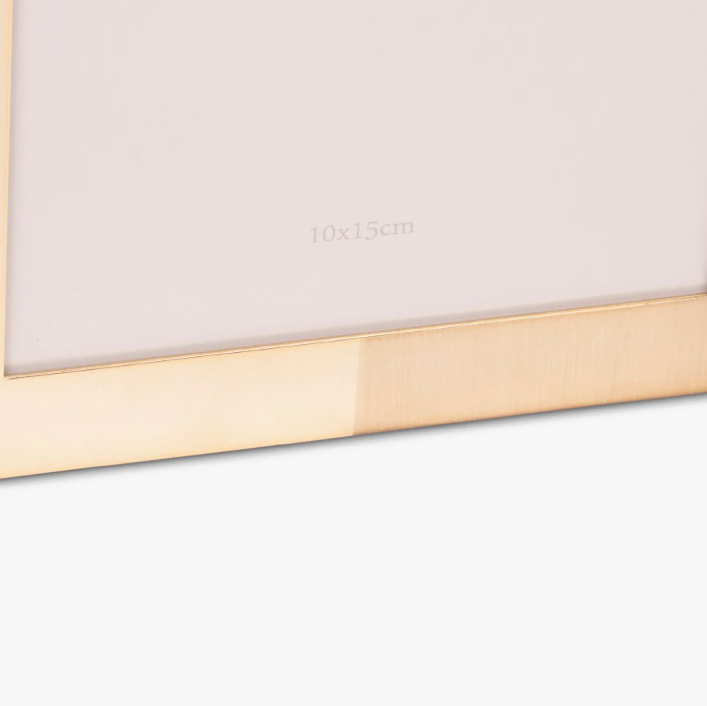 Moldura Tons Dourado 10x15 SHINY & BRUSHED - Gato Preto