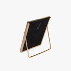 Moldura Tons Dourado com Pé 15x20 SHINY & BRUSHED - Gato Preto