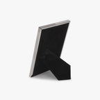 Moldura Tons Prateado 10x15 SHINY & BRUSHED - Gato Preto