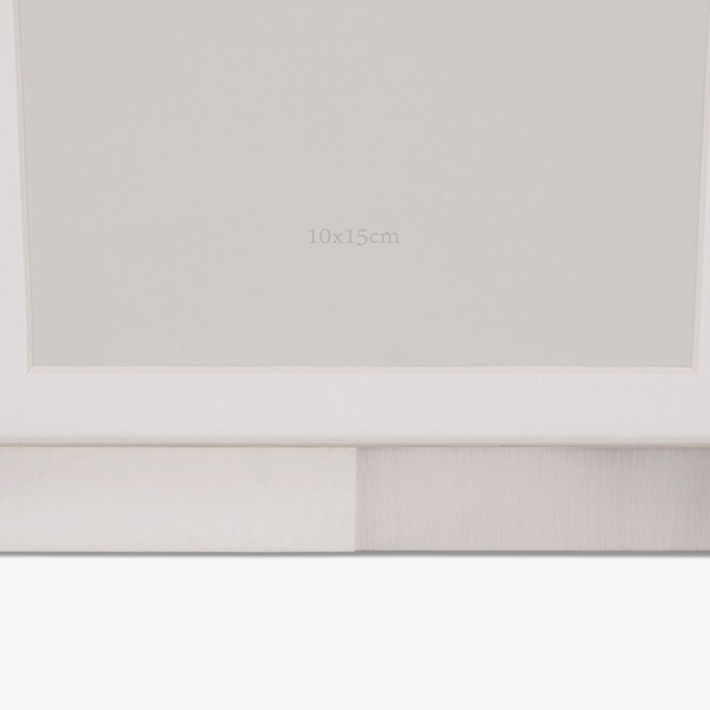 Moldura Tons Prateado 10x15 SHINY & BRUSHED - Gato Preto