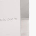 Moldura Tons Prateado 10x15 SHINY & BRUSHED - Gato Preto