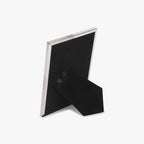 Moldura Tons Prateado 10x15 SHINY & BRUSHED - Gato Preto