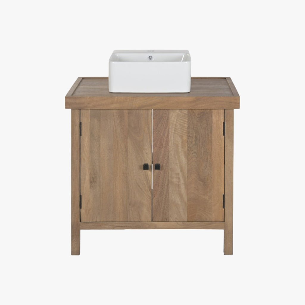 Móvel Banho Madeira com Lavatório 81x56x95 CLEAR - Gato Preto