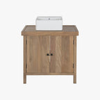 Móvel Banho Madeira com Lavatório 81x56x95 CLEAR - Gato Preto