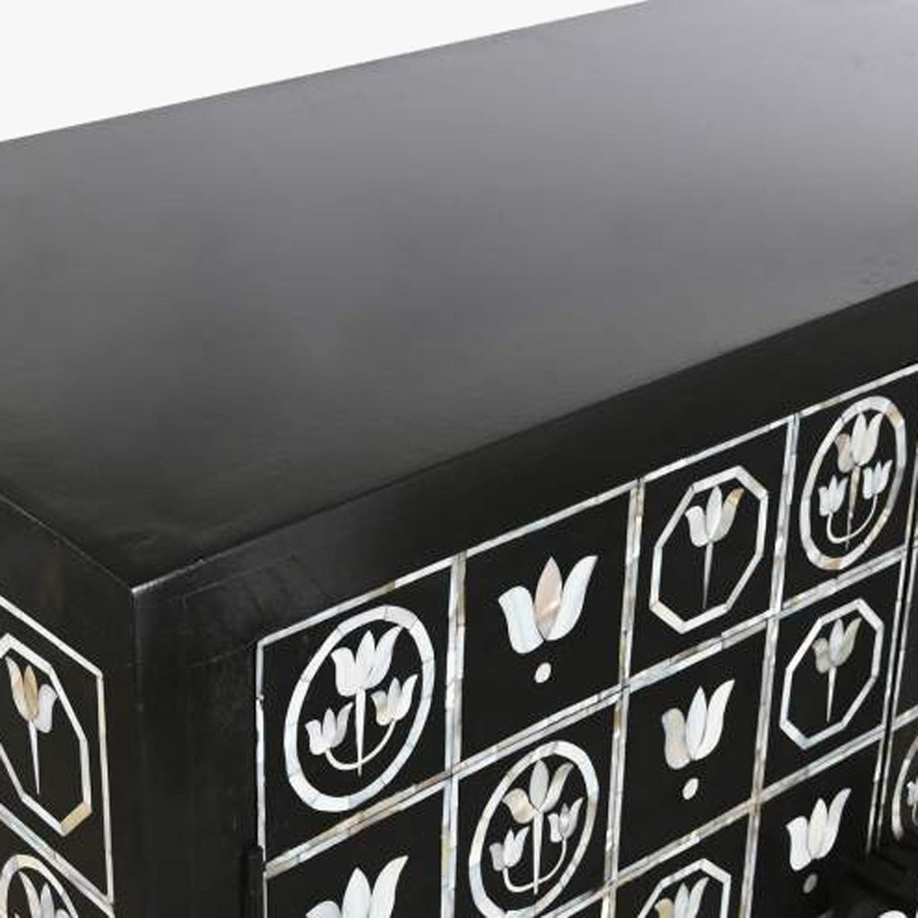 Móvel de Bar Ferro e Osso NOIR - Gato Preto