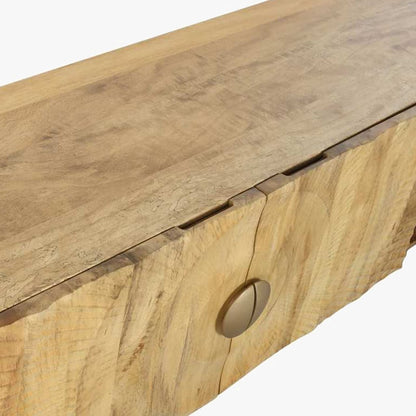 Móvel de Televisão Mandala Madeira TORA - Gato Preto