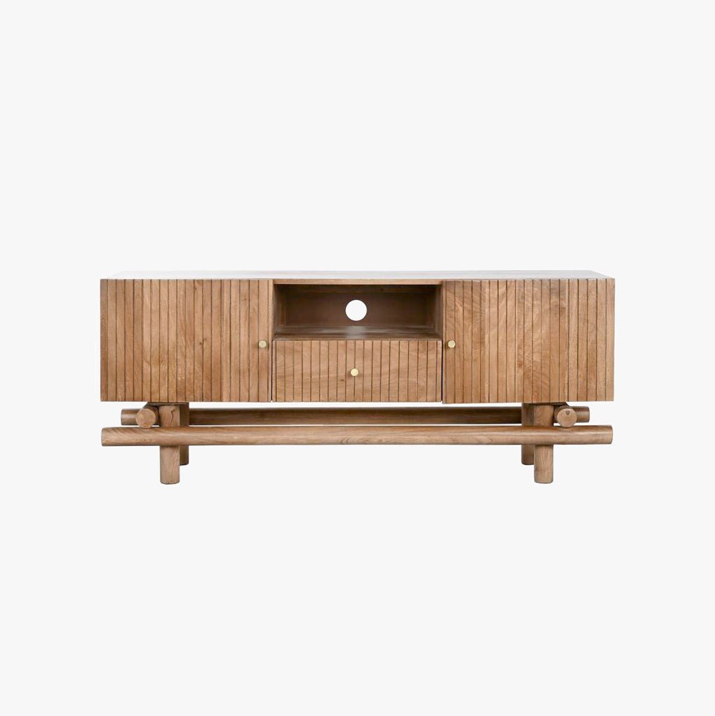 Móvel de Televisão Natural TALHA - Gato Preto