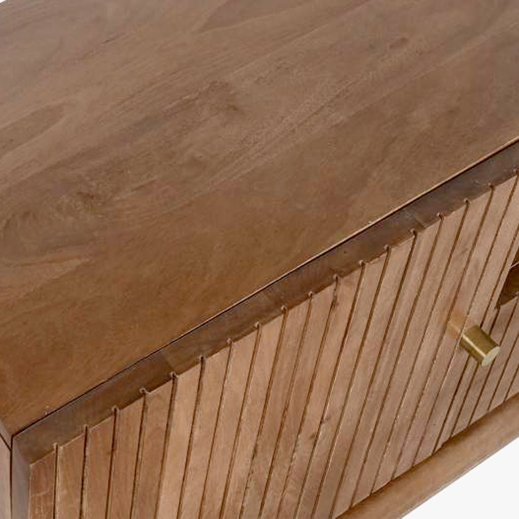 Móvel de Televisão Natural TALHA - Gato Preto