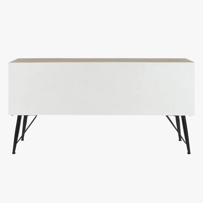 Móvel TV Relevo Floral 120x40x61 - Gato Preto