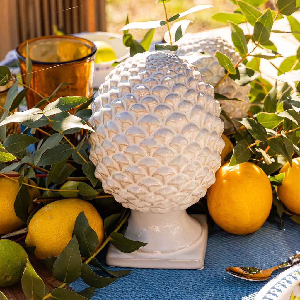 Peça decorativa PINHA - Gato Preto