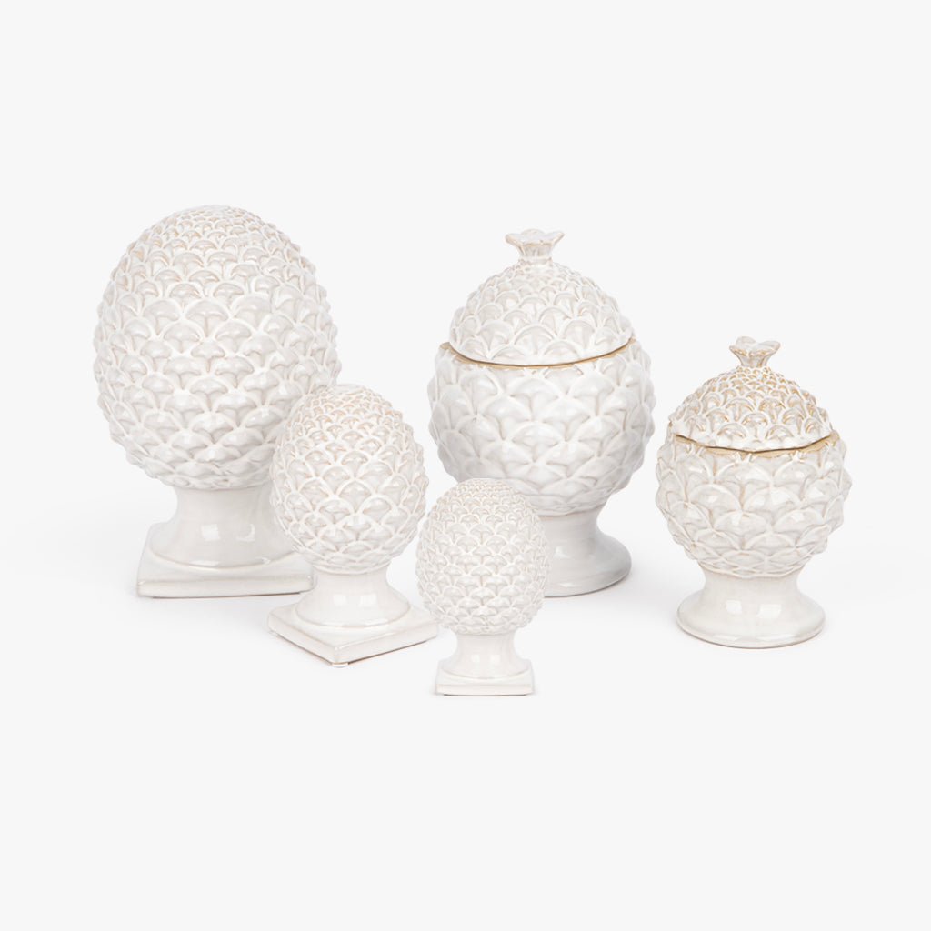 Peça decorativa PINHA - Gato Preto