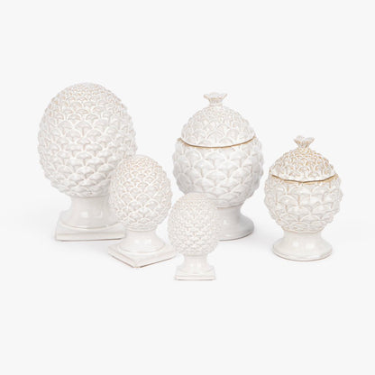 Peça decorativa PINHA - Gato Preto