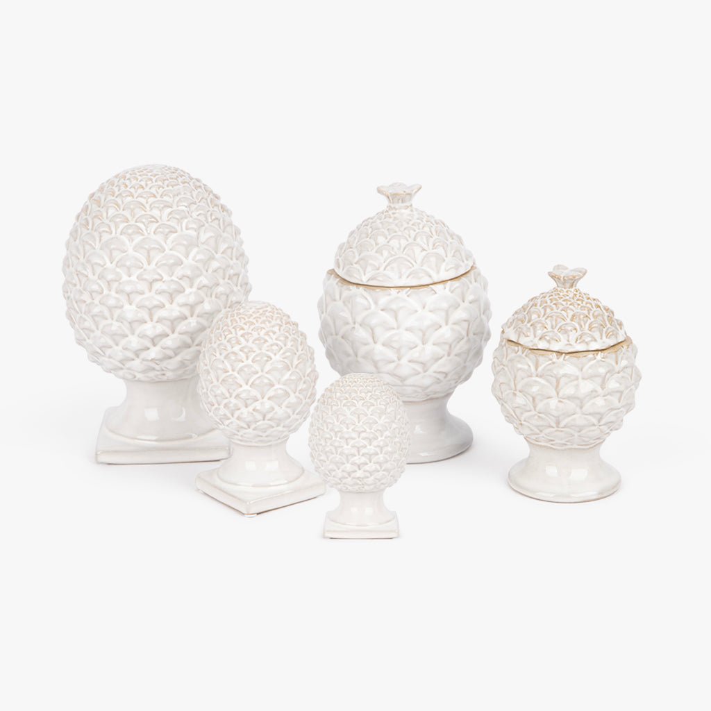 Peça decorativa PINHA - Gato Preto